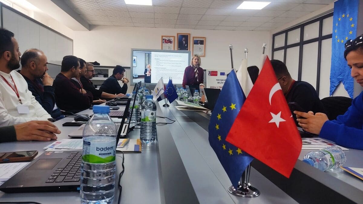 Ana Mladina Puljak, Invited expert teaching a group of teachers on AI in education in Cappadocia, Turkey