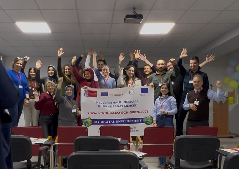 Erasmus+ Invited Expert Ana Mladina Puljak with a group of Turkish teachers in Nevsehir, Cappadocia