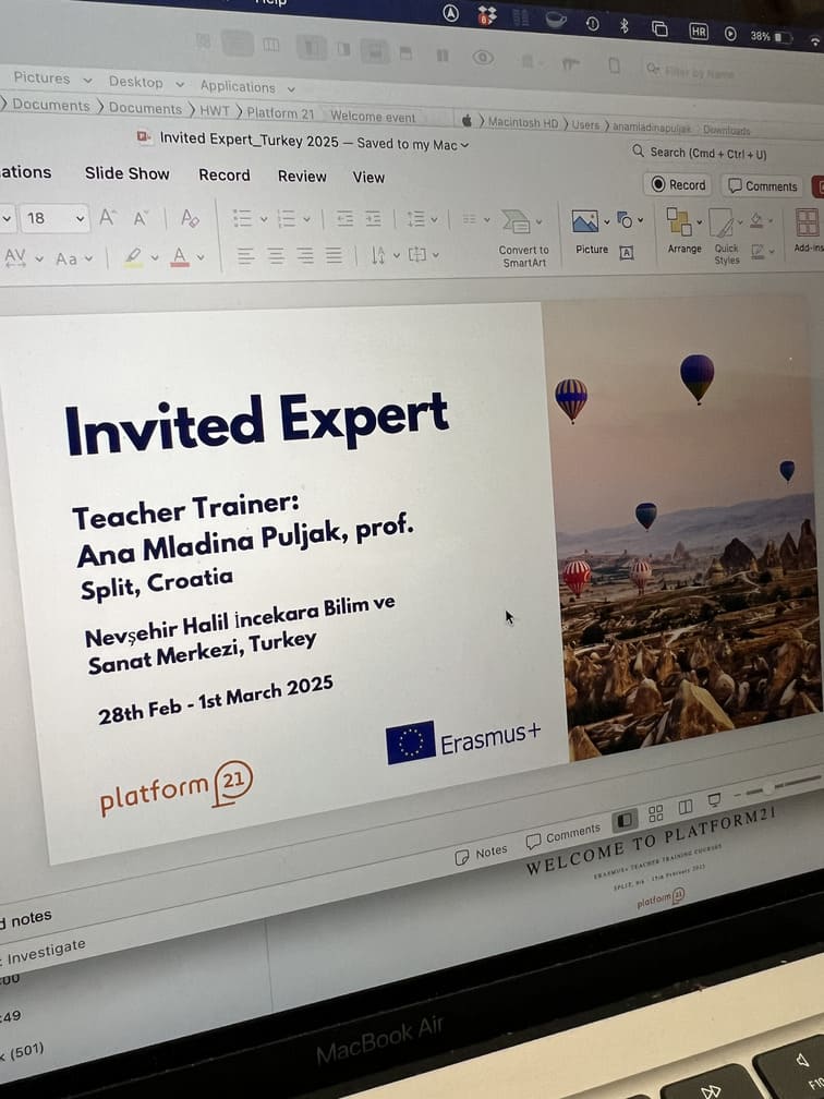 Preparing a presentation for Erasmus+ Invited Expert