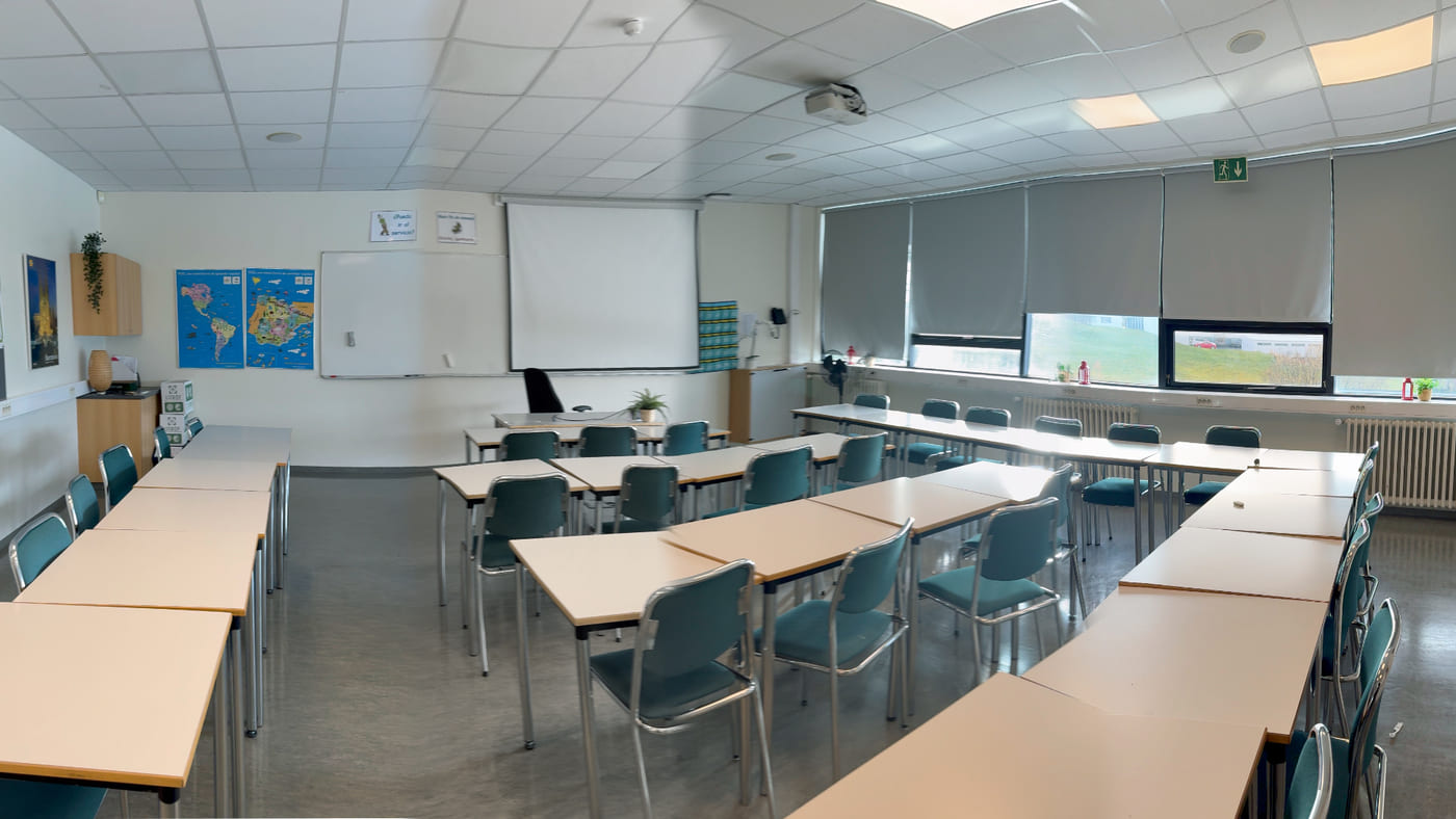 inside an Icelandic classroom