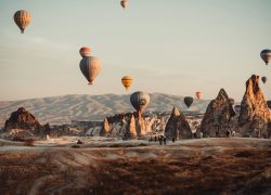 Hot Air Balloons over Cappadocia, Turkey during Erasmus+ Teacher Training Courses Platform21