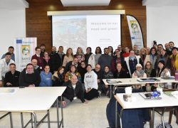 Teachers from Savio College in Malta with Platform21 Erasmus+ Invited Expert Ana Mladina Puljak during an AI teacher training session